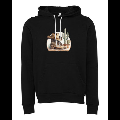 Cowboy style Bella canvas hoodie 3719